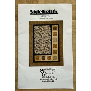 Sidelights Pattern 302 Pieced Quilt Kari Nichols Mountainpeek Creations